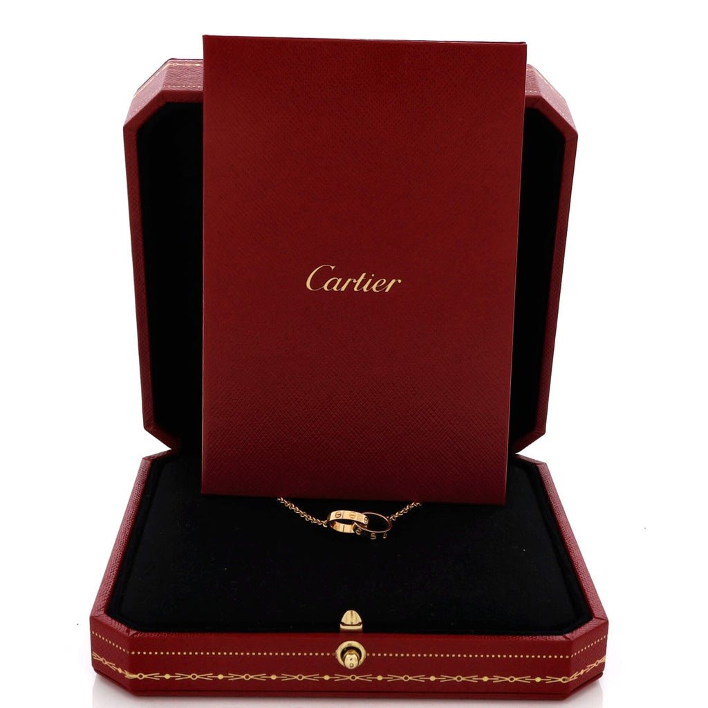 Love Interlocking Necklace 18K Yellow Gold