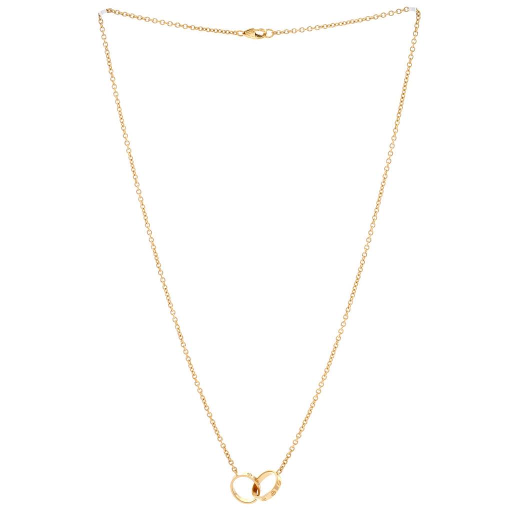 Love Interlocking Necklace 18K Yellow Gold