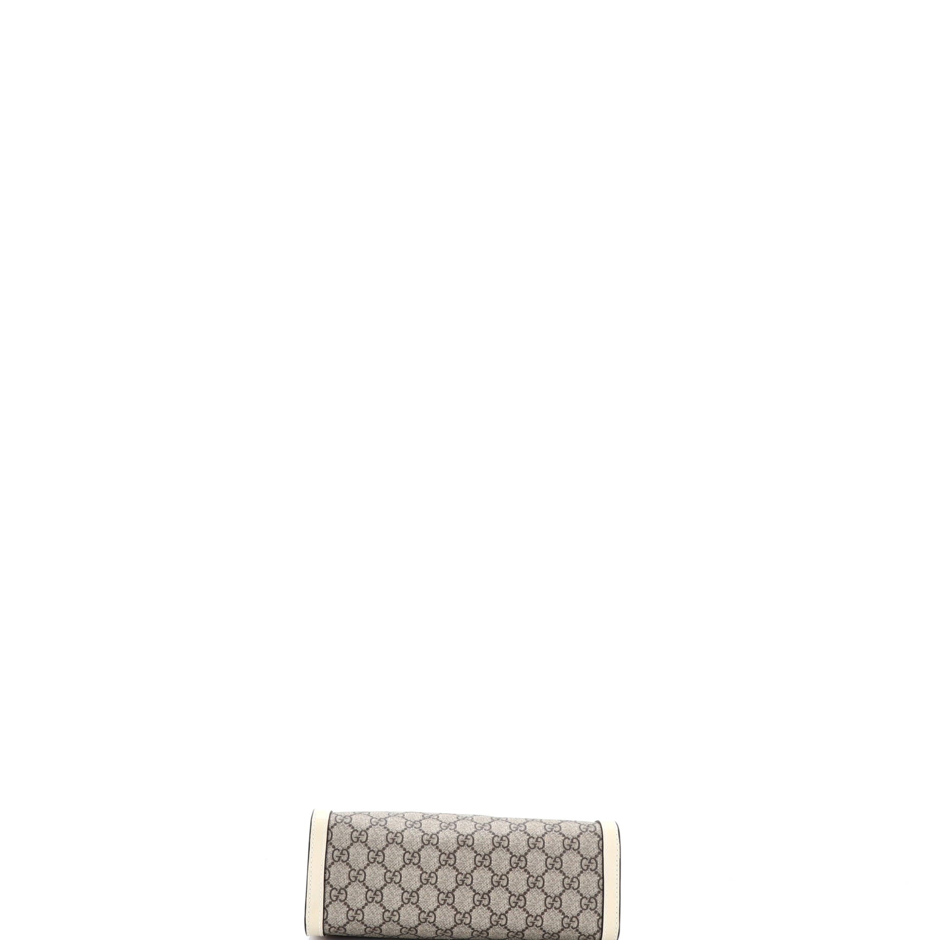 Padlock Chain Tote GG Coated Canvas with Leather Small