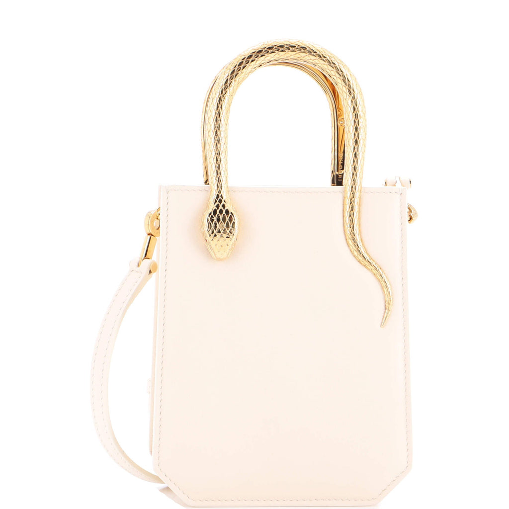 Serpentine Convertible Tote Leather Mini