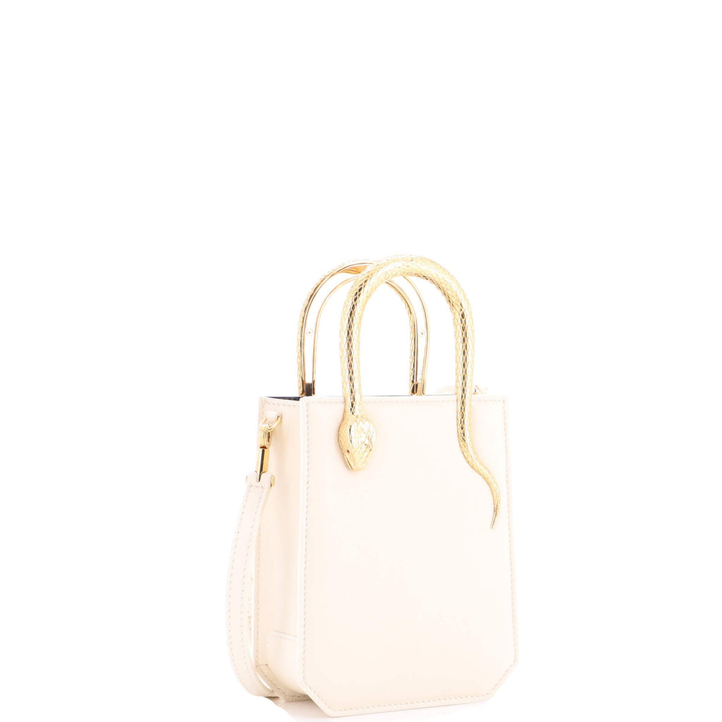 Serpentine Convertible Tote Leather Mini