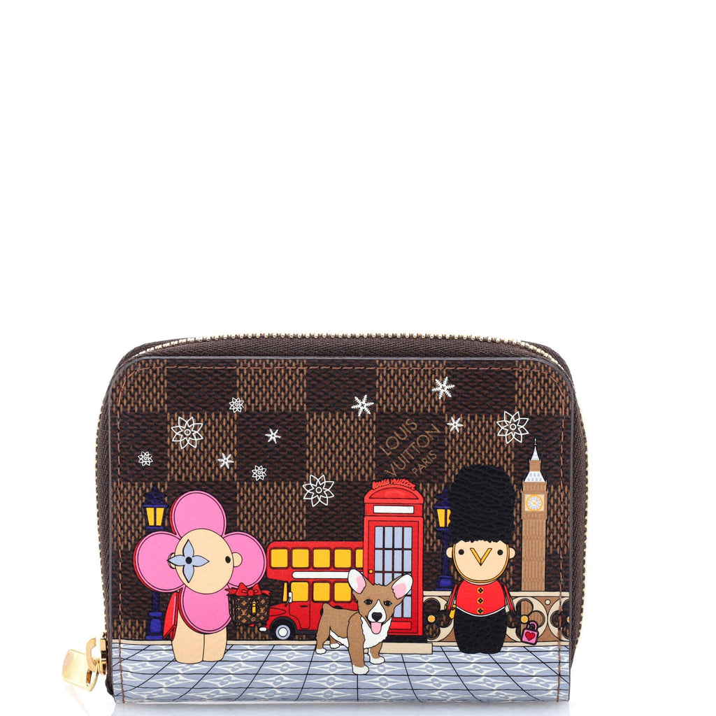 Zippy Coin Purse Limited Edition Vivienne Xmas Damier