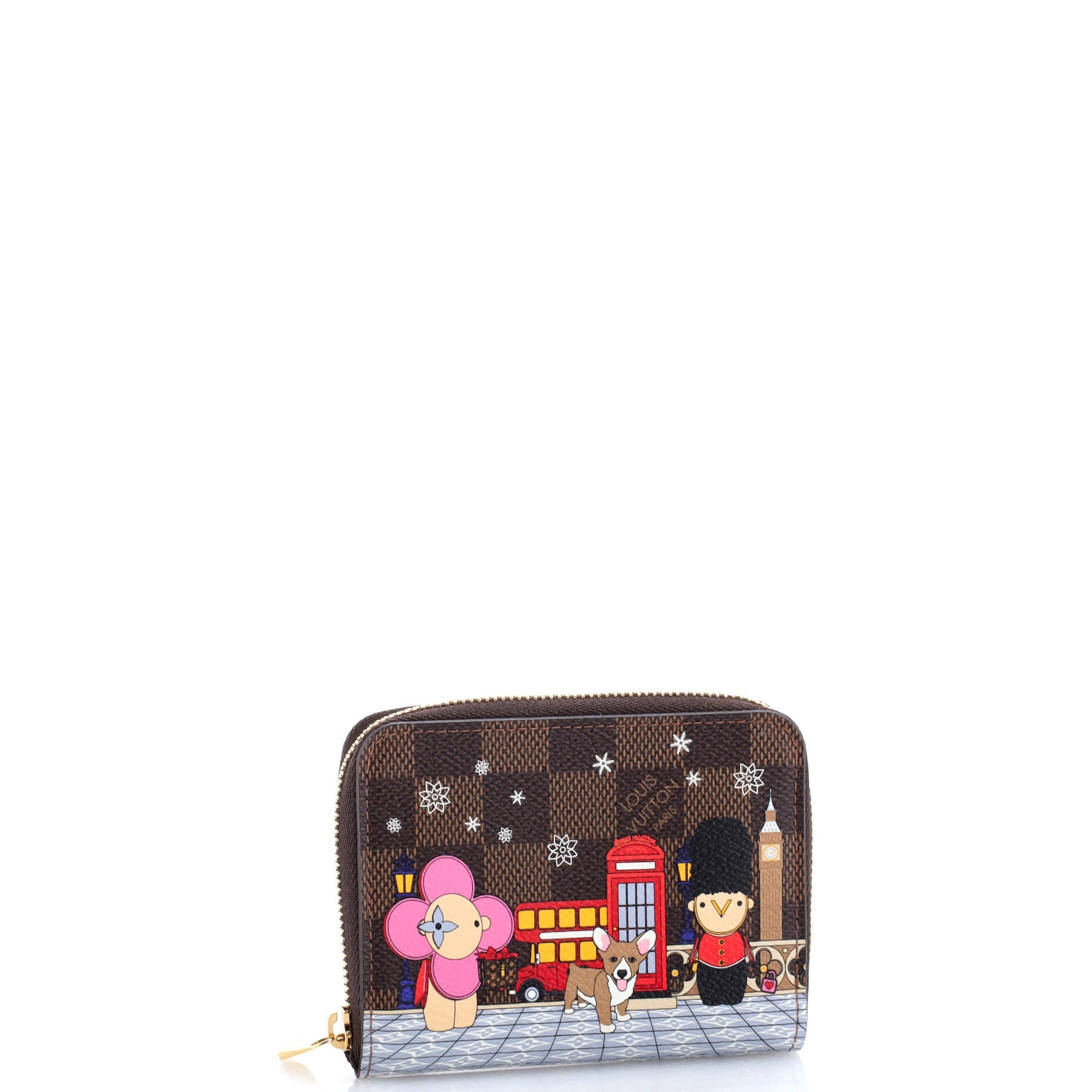 Zippy Coin Purse Limited Edition Vivienne Xmas Damier