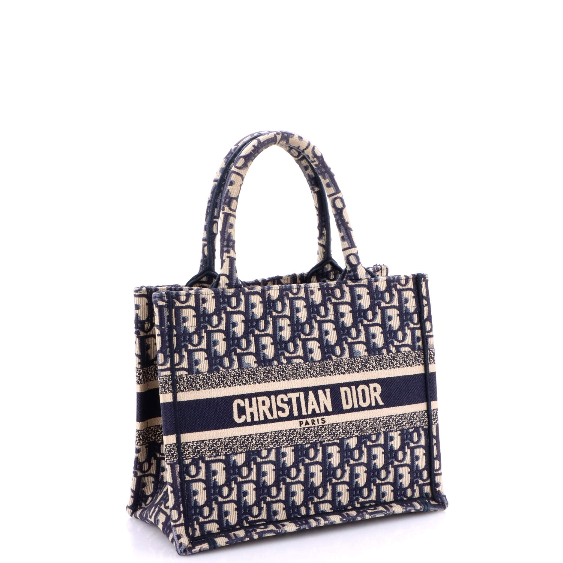Book Tote Oblique Canvas Small