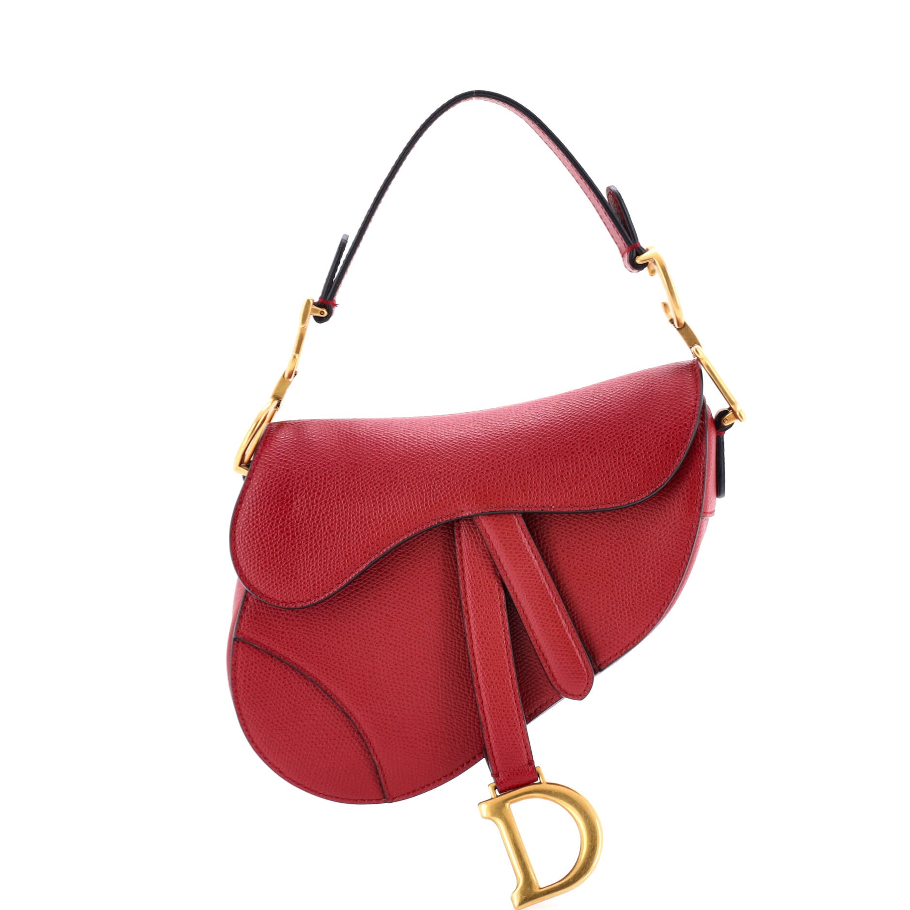 Saddle Handbag Leather Mini