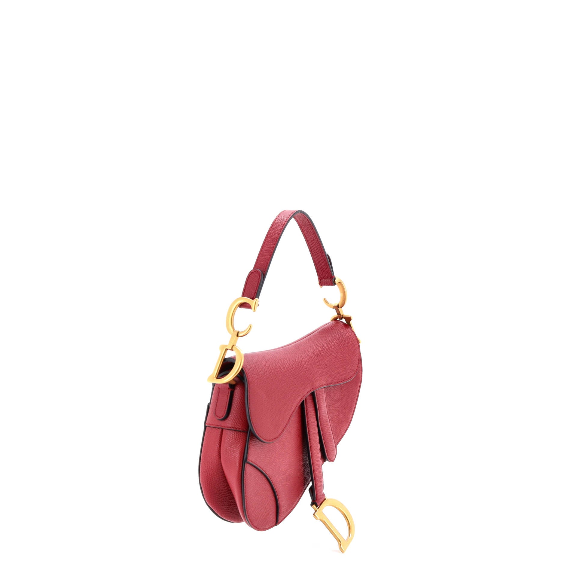 Saddle Handbag Leather Mini