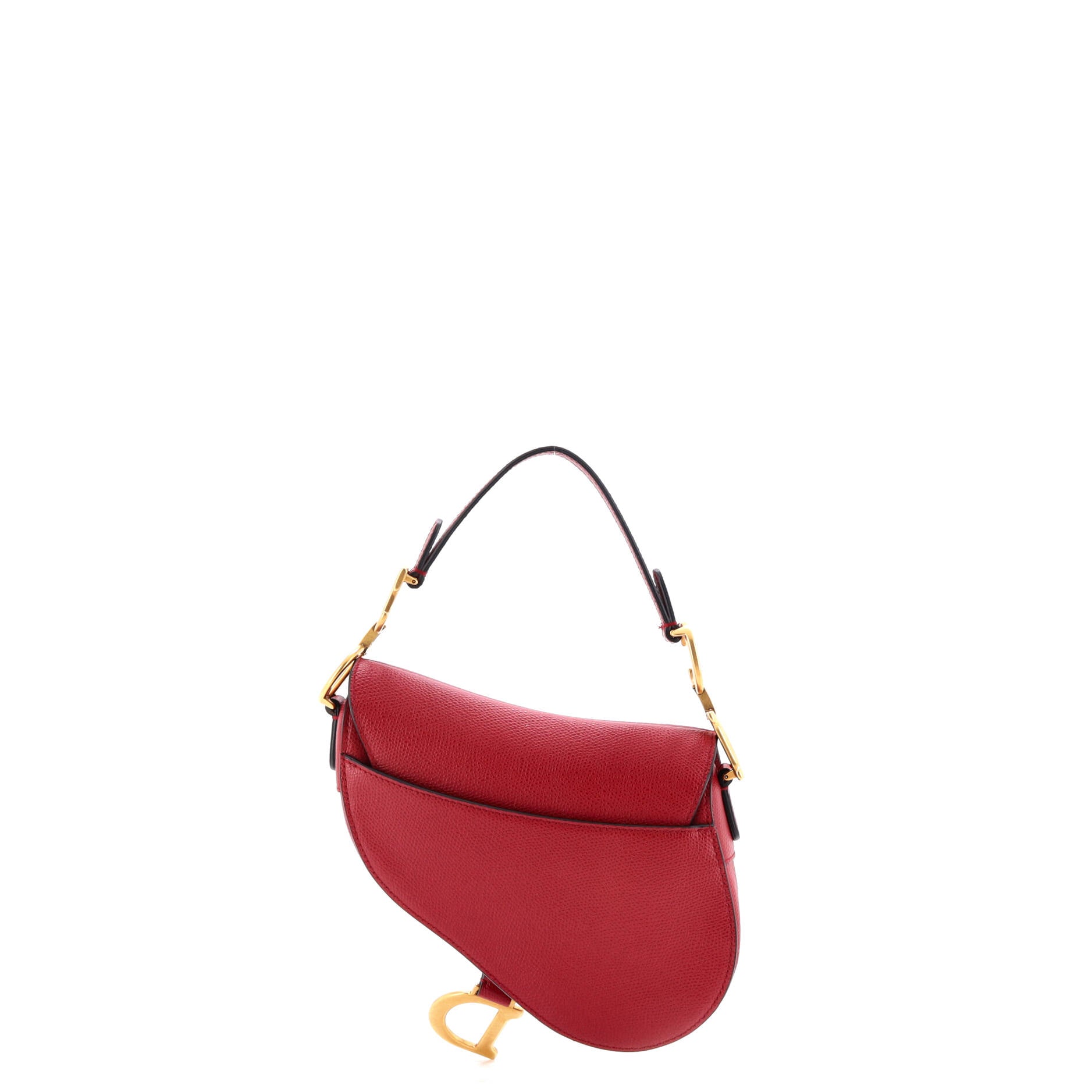 Saddle Handbag Leather Mini