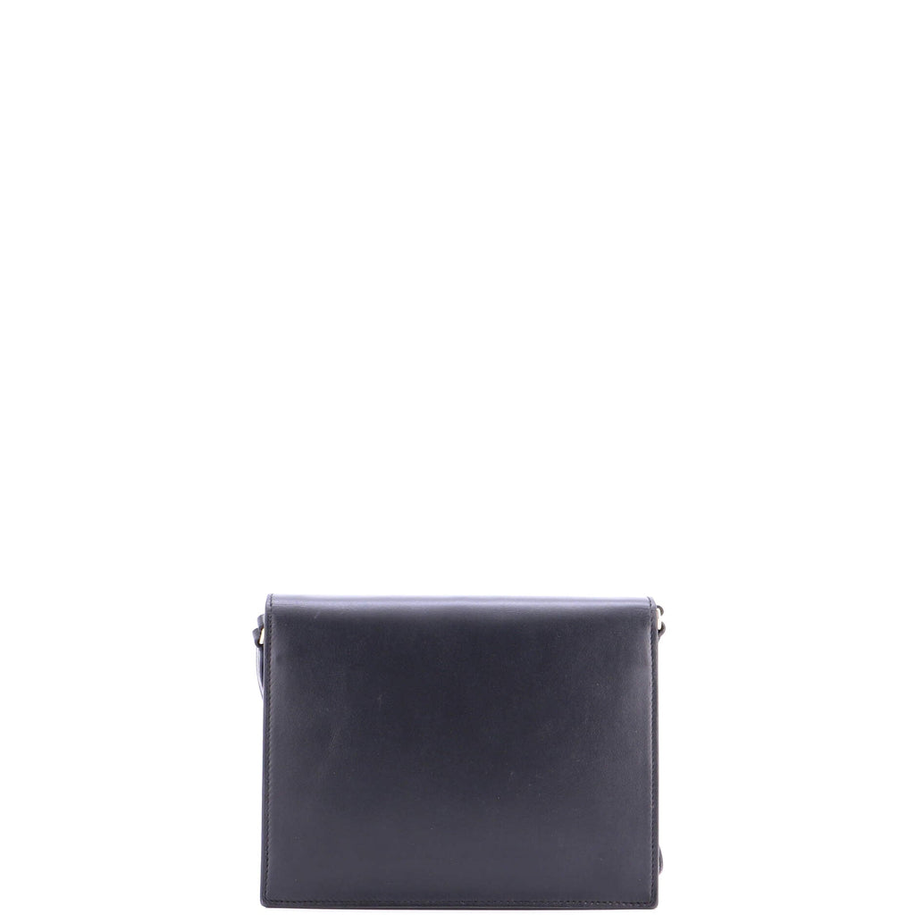 DG Logo Flap Shoulder Bag Leather Small