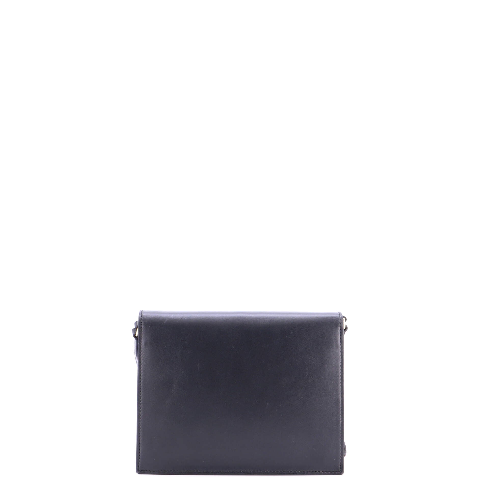 DG Logo Flap Shoulder Bag Leather Small