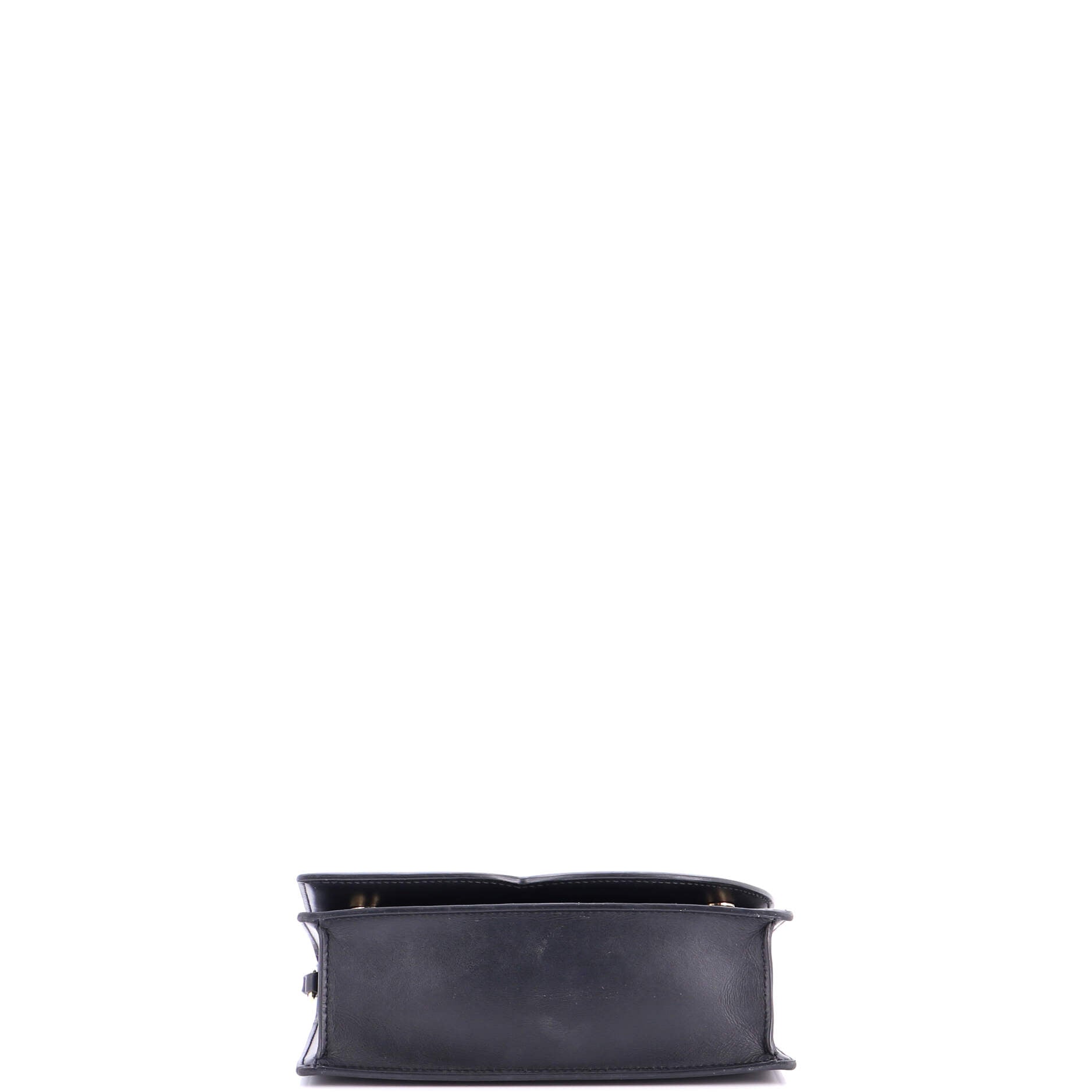 DG Logo Flap Shoulder Bag Leather Small