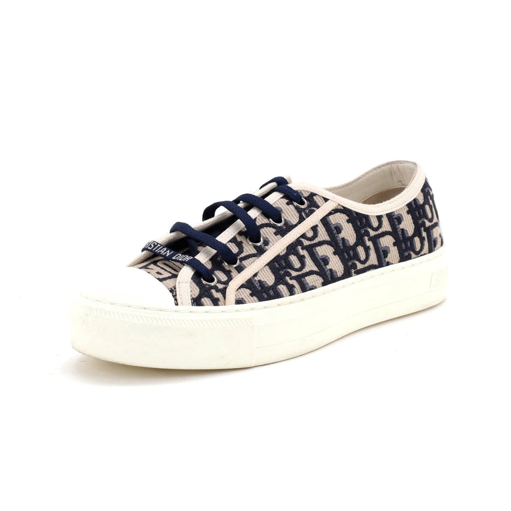 Women's Walk'N'Dior Sneakers Oblique Canvas