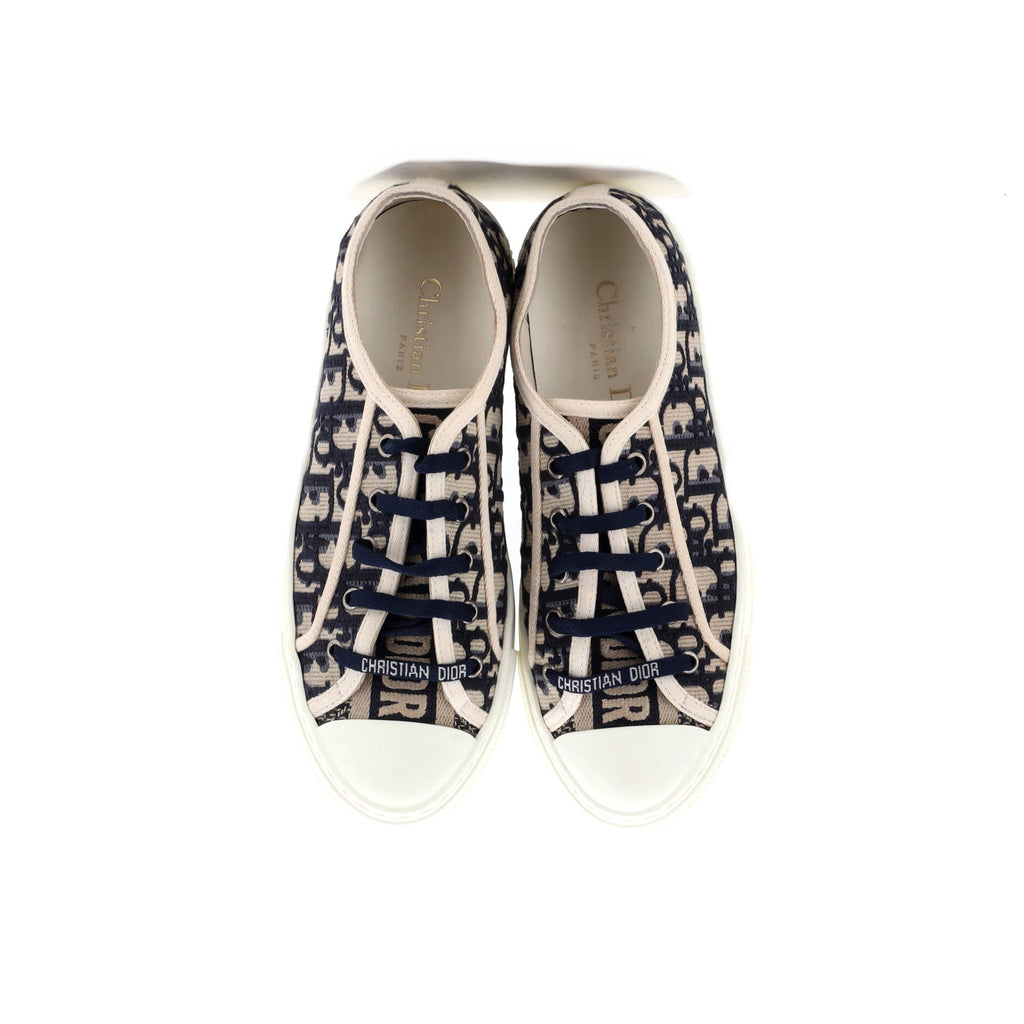 Women's Walk'N'Dior Sneakers Oblique Canvas