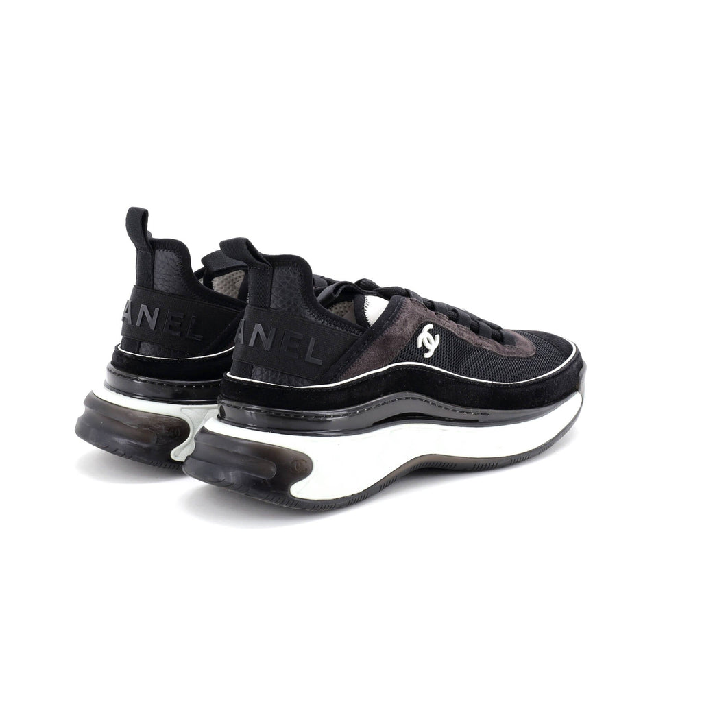 Women's CC Cap Toe Logo Sneakers Suede and Mixed Fibers