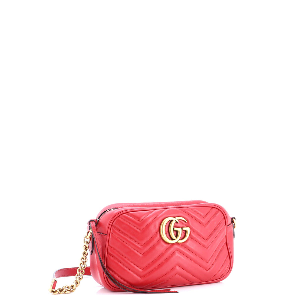 GG Marmont Shoulder Bag Matelasse Leather Small
