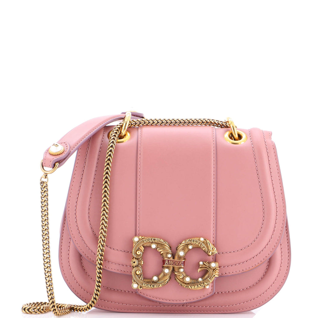 Amore Chain Crossbody Bag Leather Small