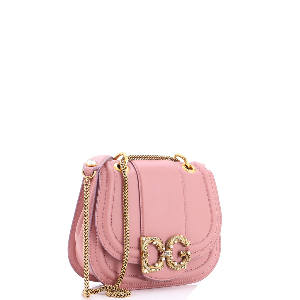 Amore Chain Crossbody Bag Leather Small