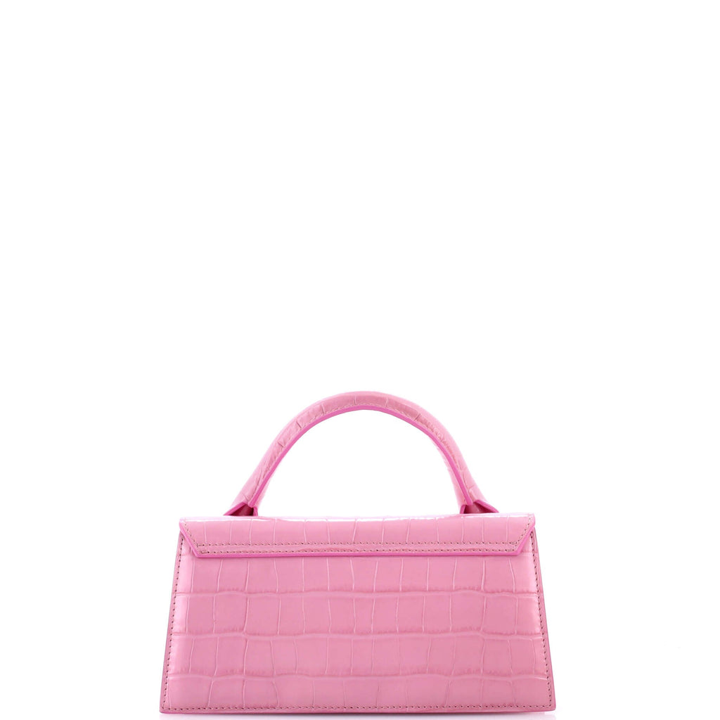 Le Chiquito Bag Crocodile Embossed Leather Long
