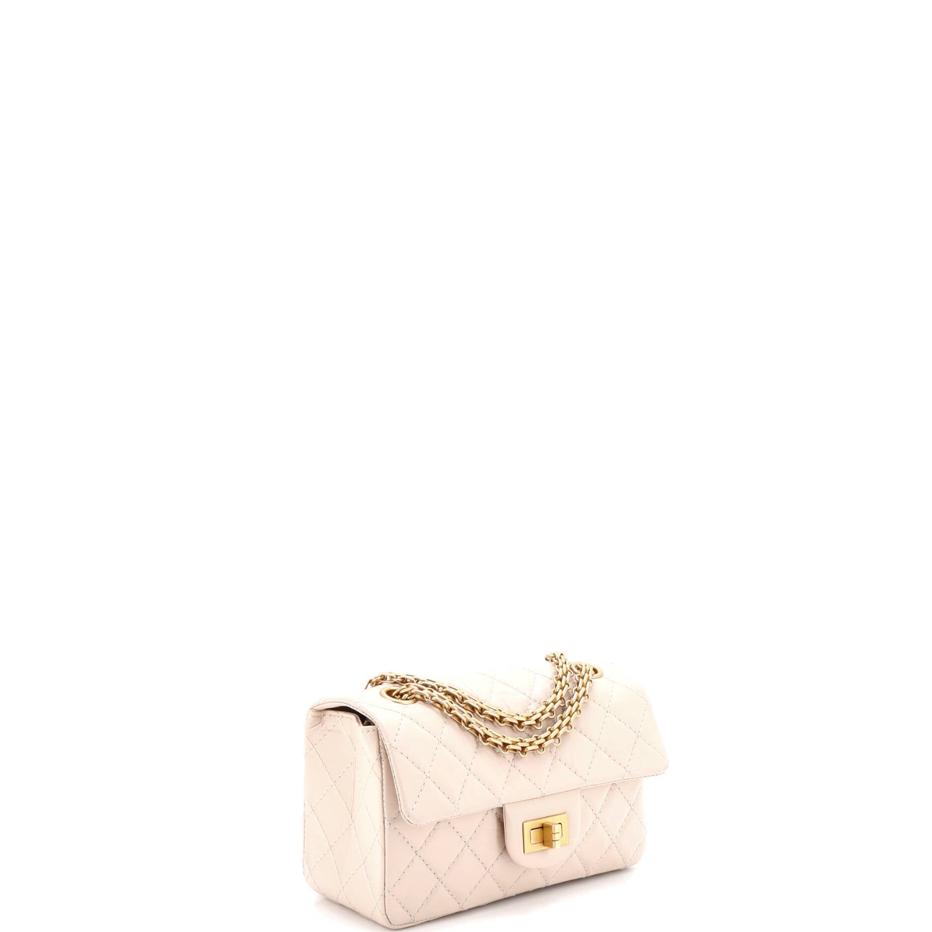 Reissue 2.55 Flap Bag Quilted Aged Calfskin Mini