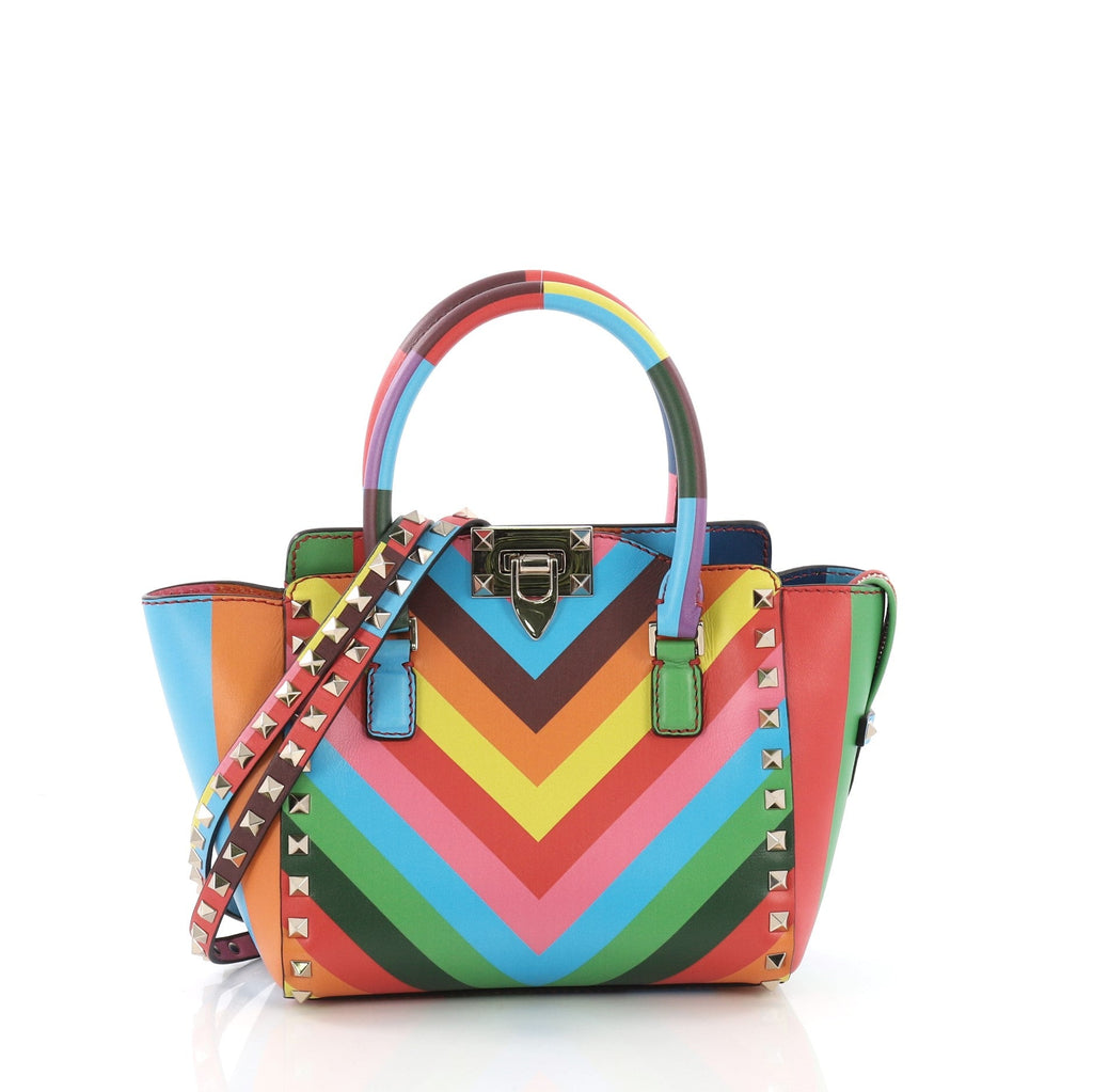 1973 Rockstud Tote Rigid Leather Mini