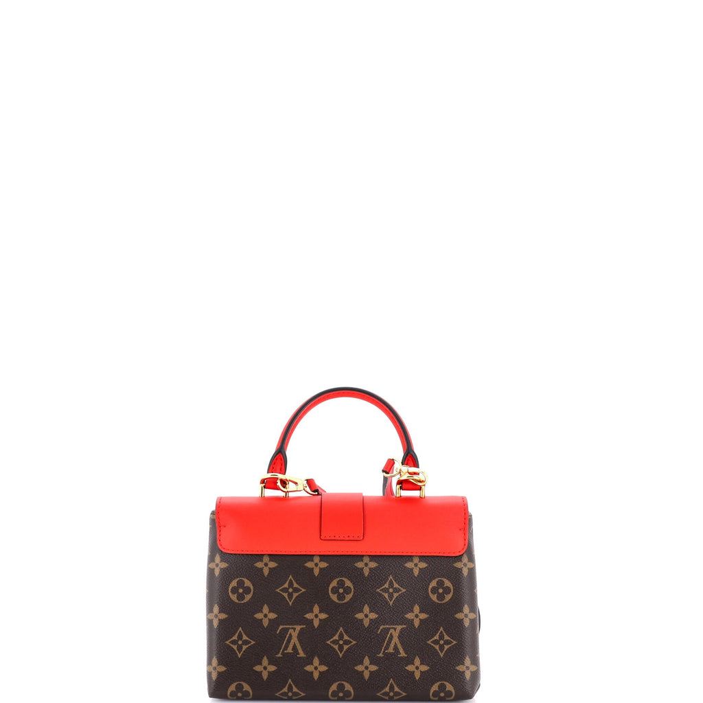 Locky Handbag Monogram Canvas with Leather BB