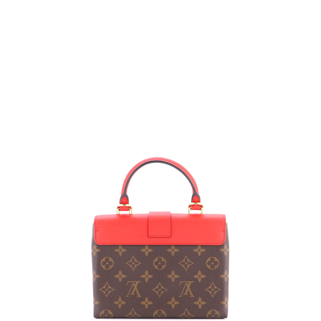 Locky Handbag Monogram Canvas with Leather BB