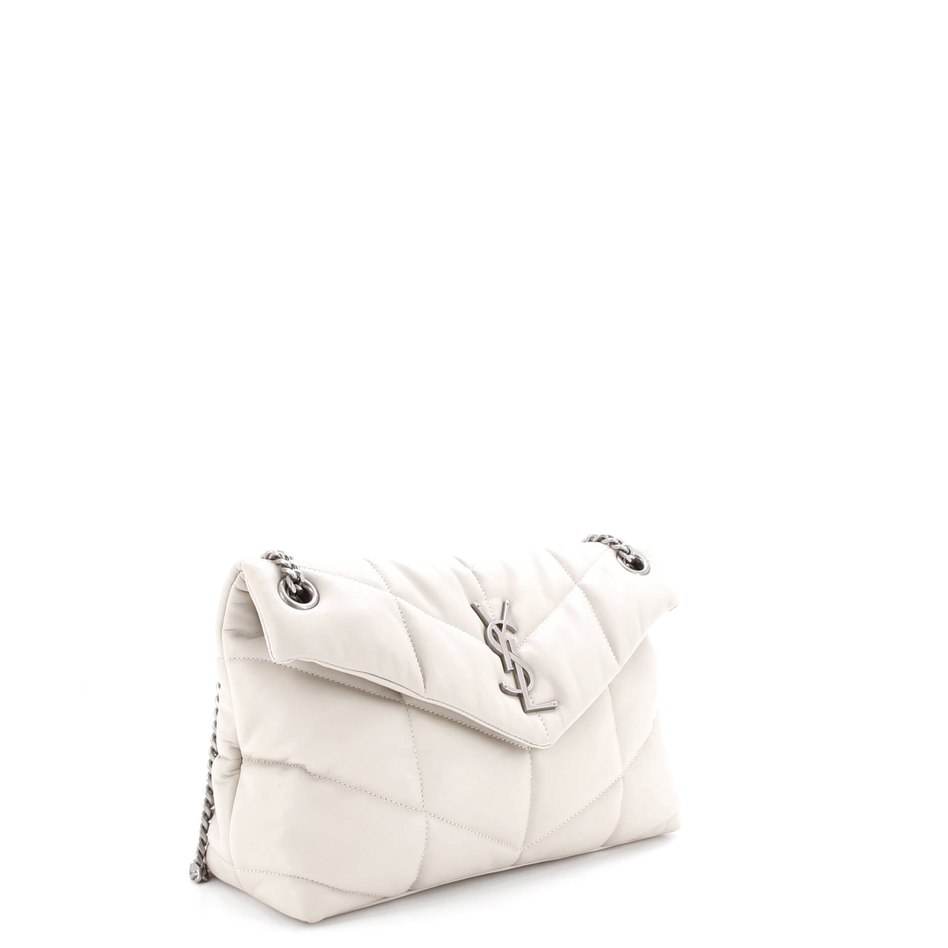 Loulou Puffer Shoulder Bag Quilted Leather Small