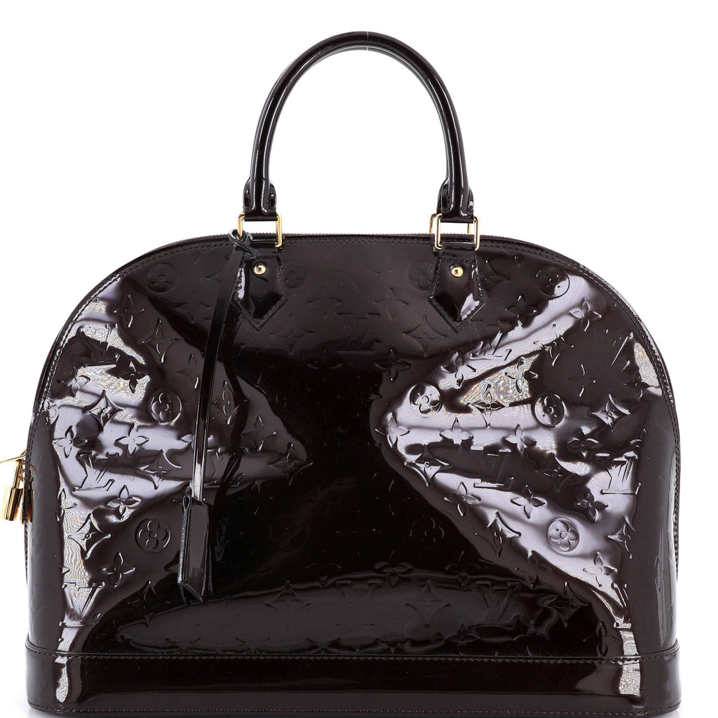 Alma Handbag Monogram Vernis GM