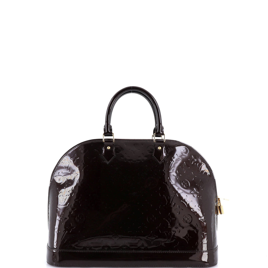 Alma Handbag Monogram Vernis GM