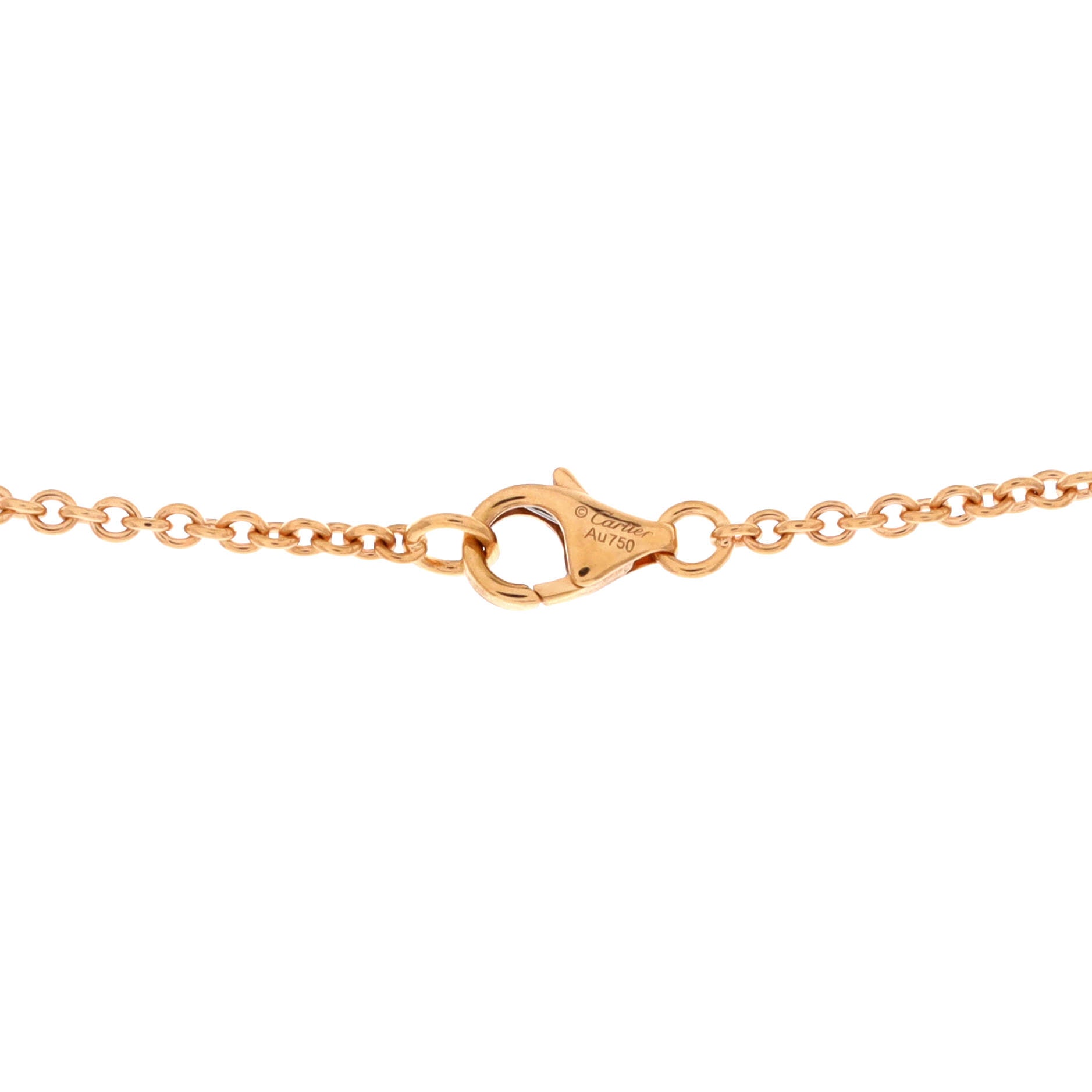 Love Interlocking Necklace 18K Rose Gold