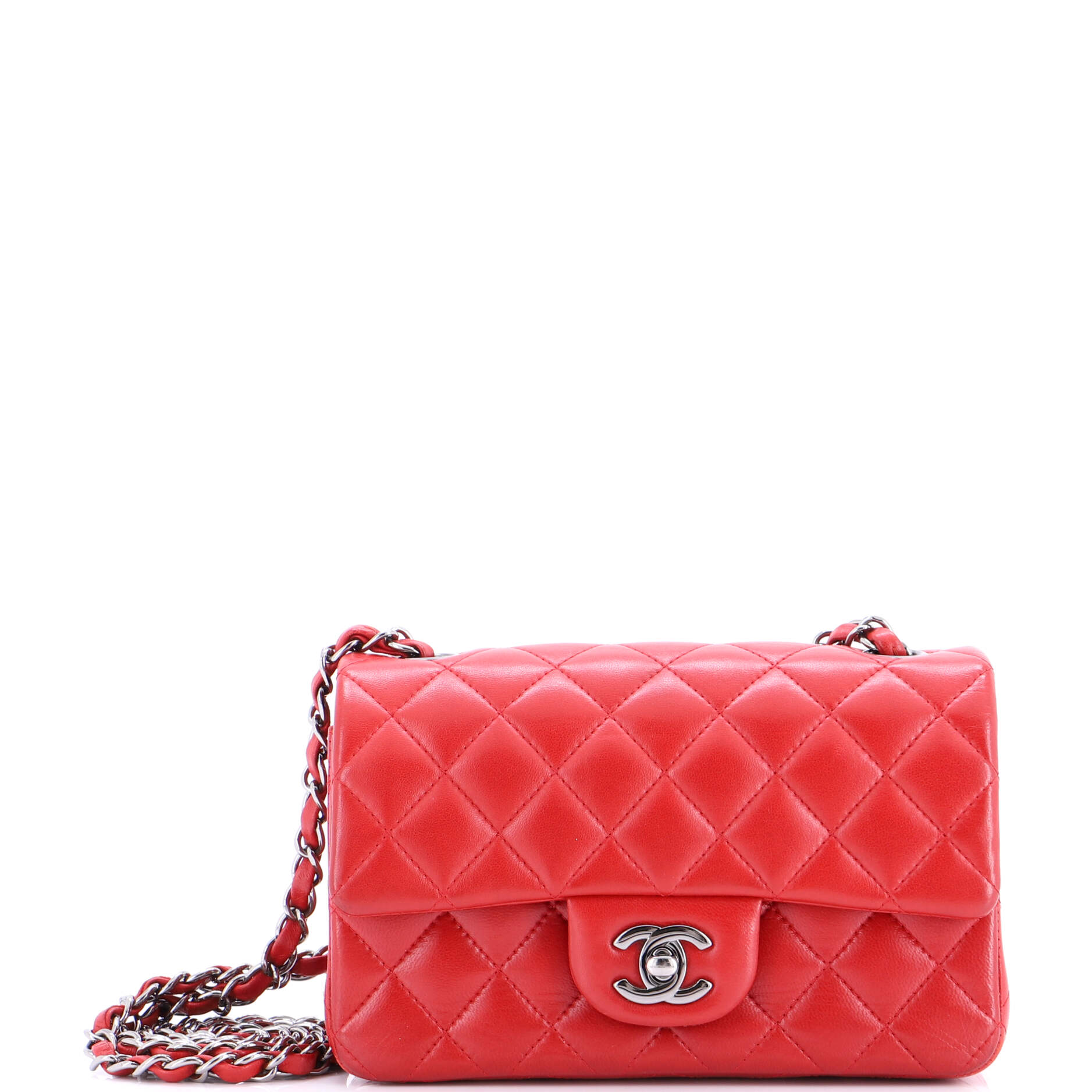 Classic Single Flap Bag Quilted Lambskin Mini