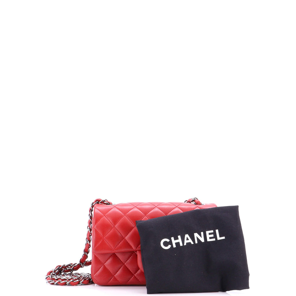 Classic Single Flap Bag Quilted Lambskin Mini