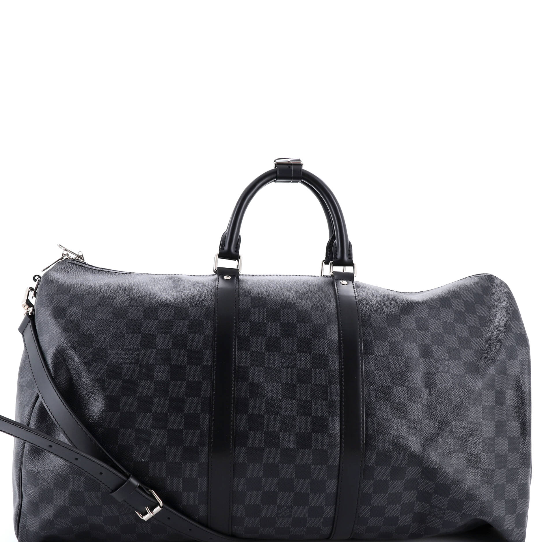 Keepall Bandouliere Bag Damier Graphite 55