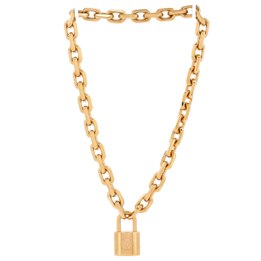 LV Edge Cadenas Necklace Metal