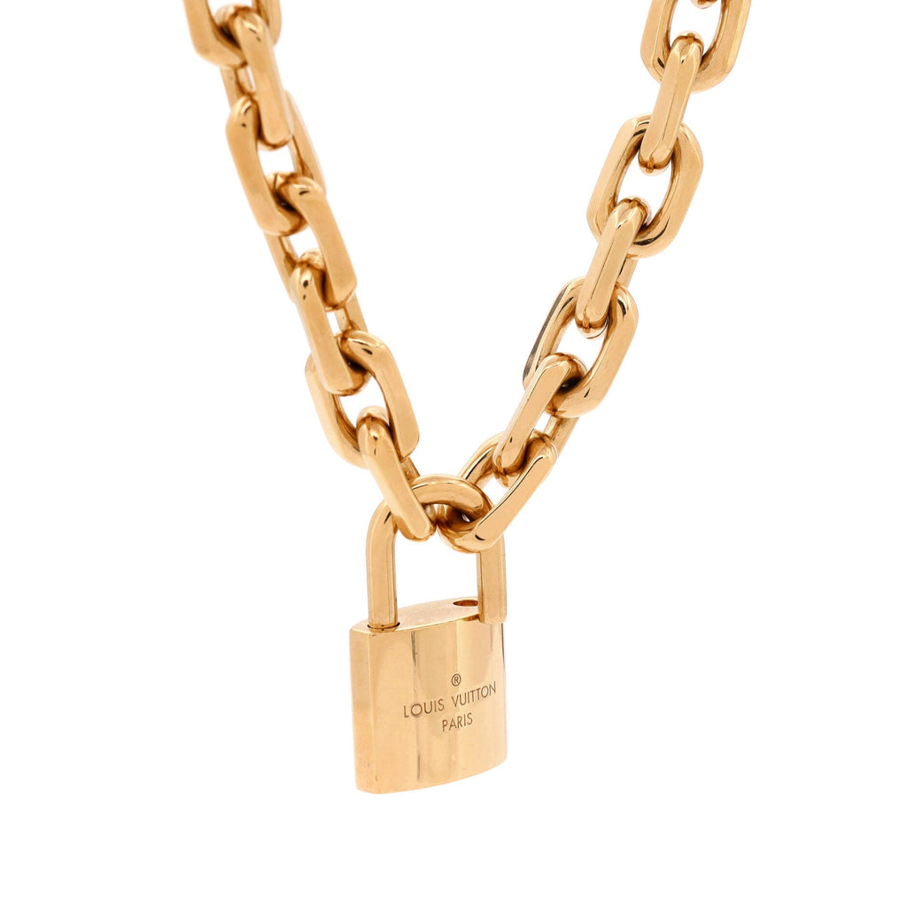 LV Edge Cadenas Necklace Metal