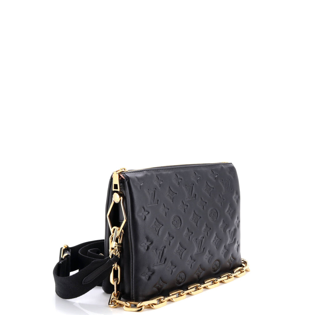 Coussin Bag Monogram Embossed Lambskin PM