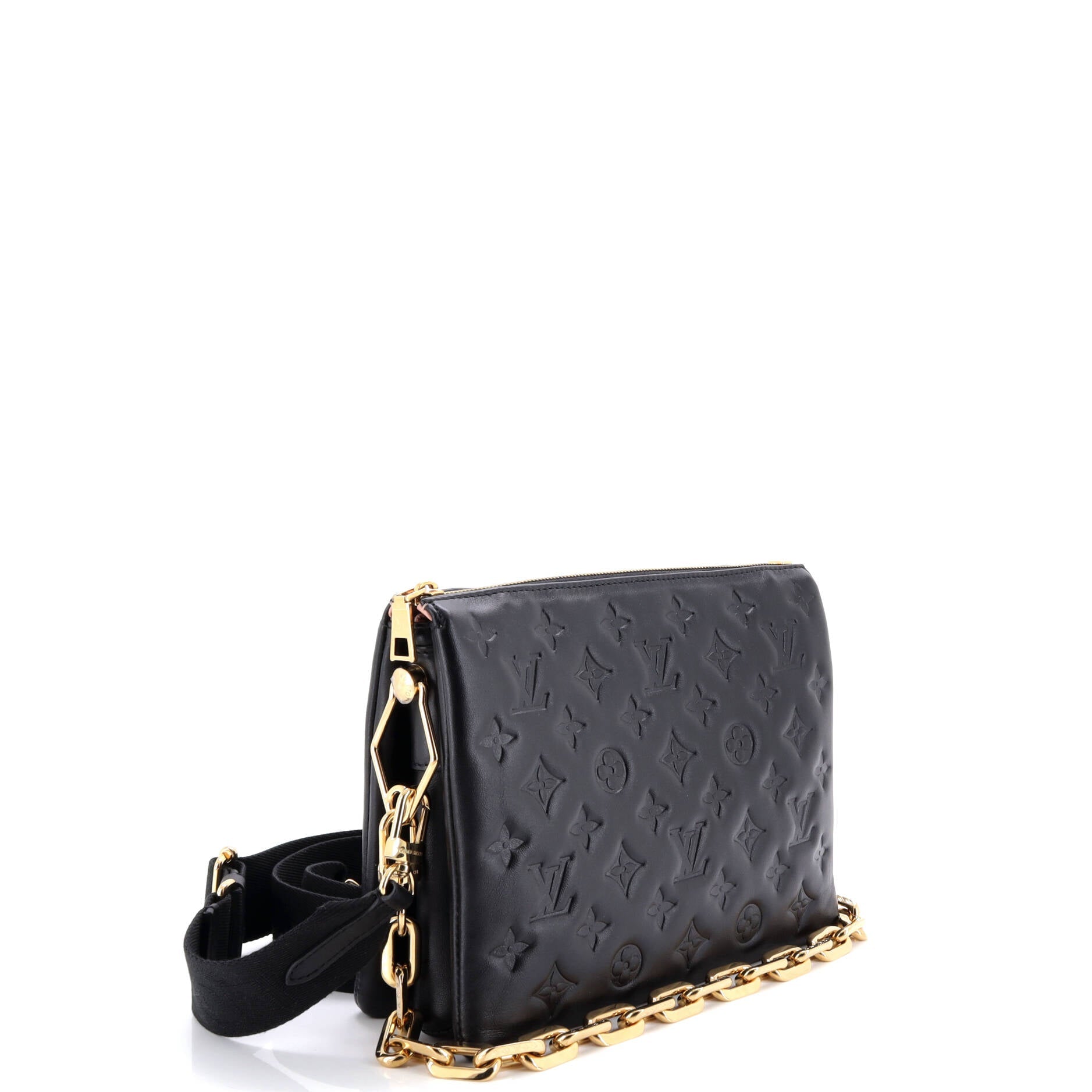 Coussin Bag Monogram Embossed Lambskin PM