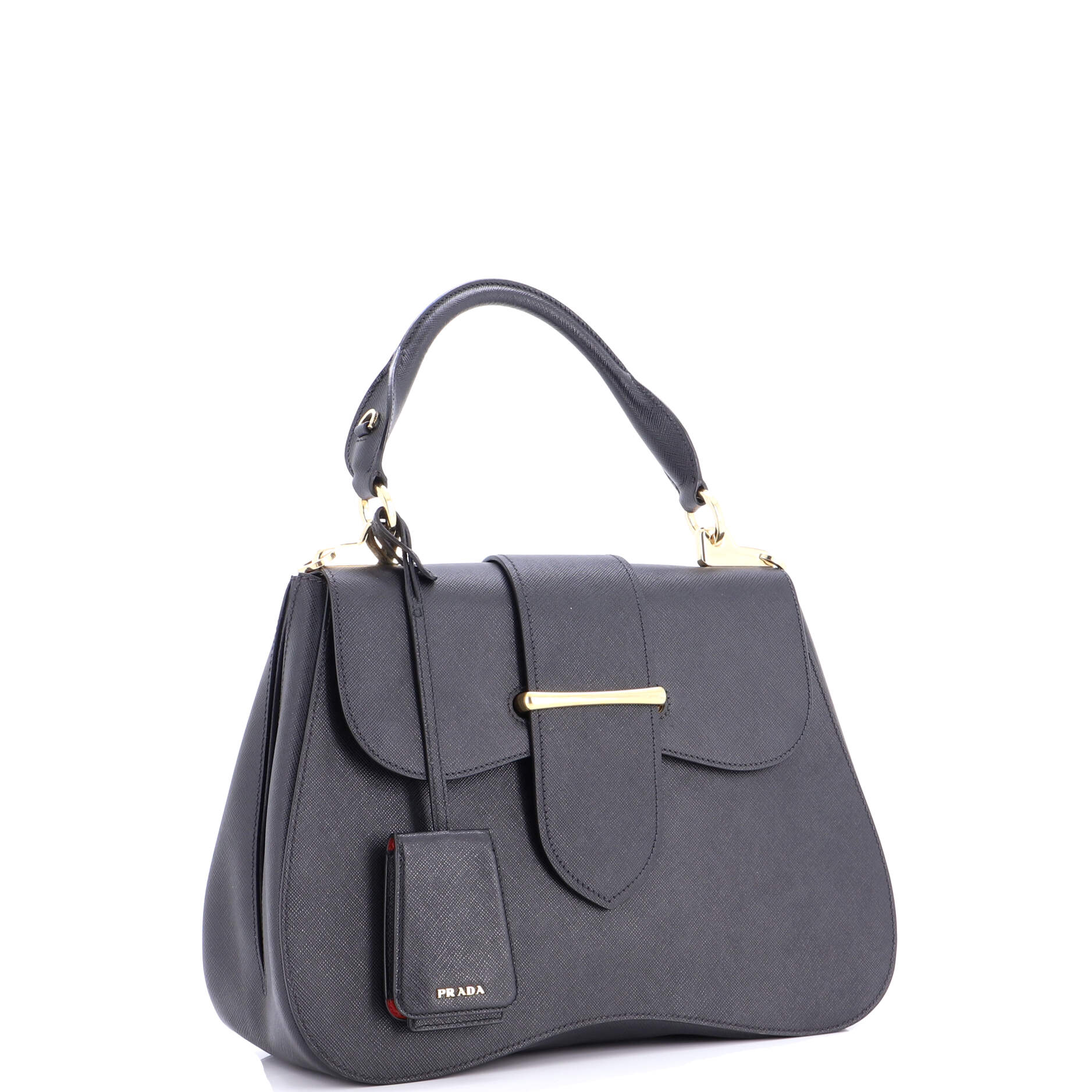 Sidonie Top Handle Bag Saffiano Leather Large