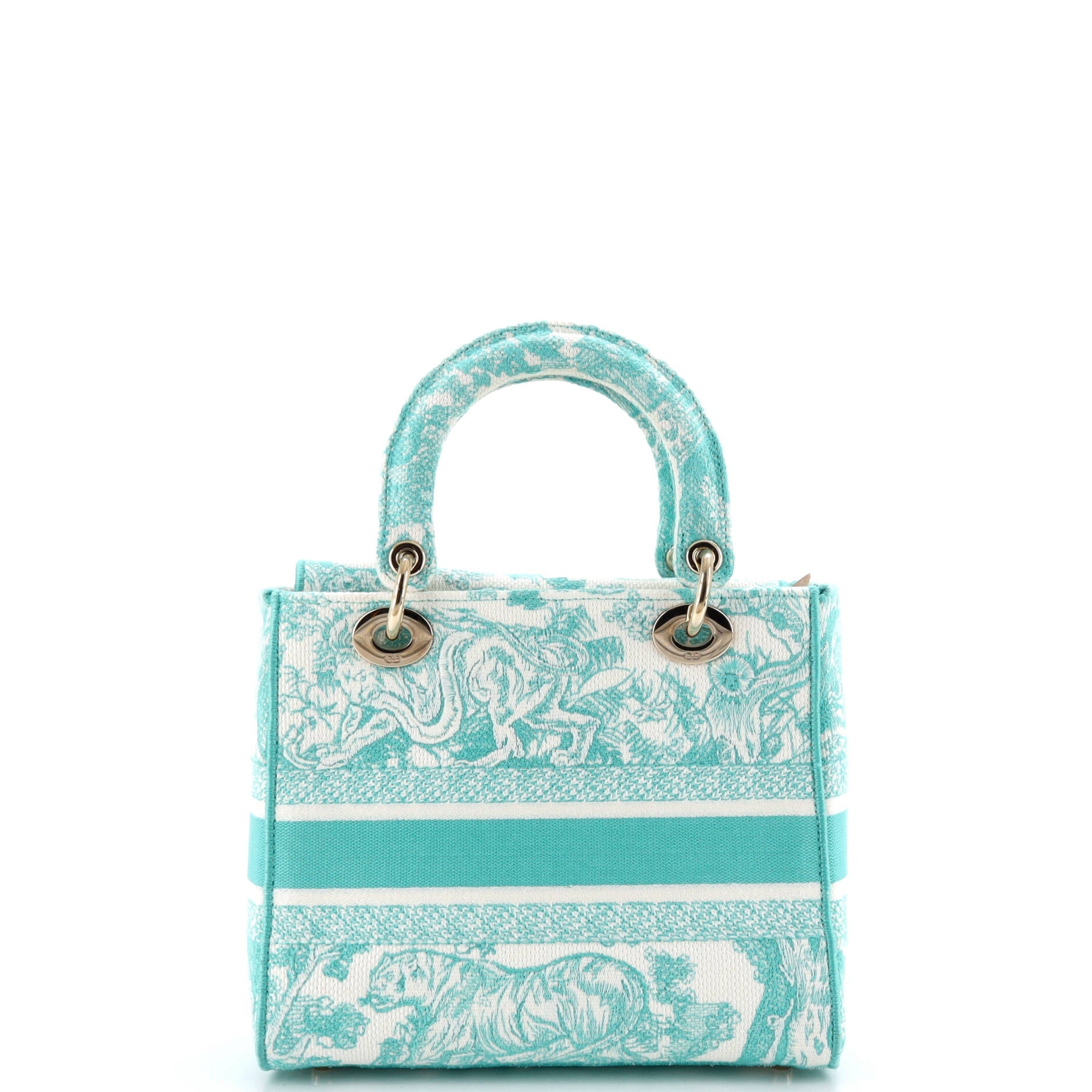 Toile de Jouy Lady D-Lite Bag Embroidered Canvas