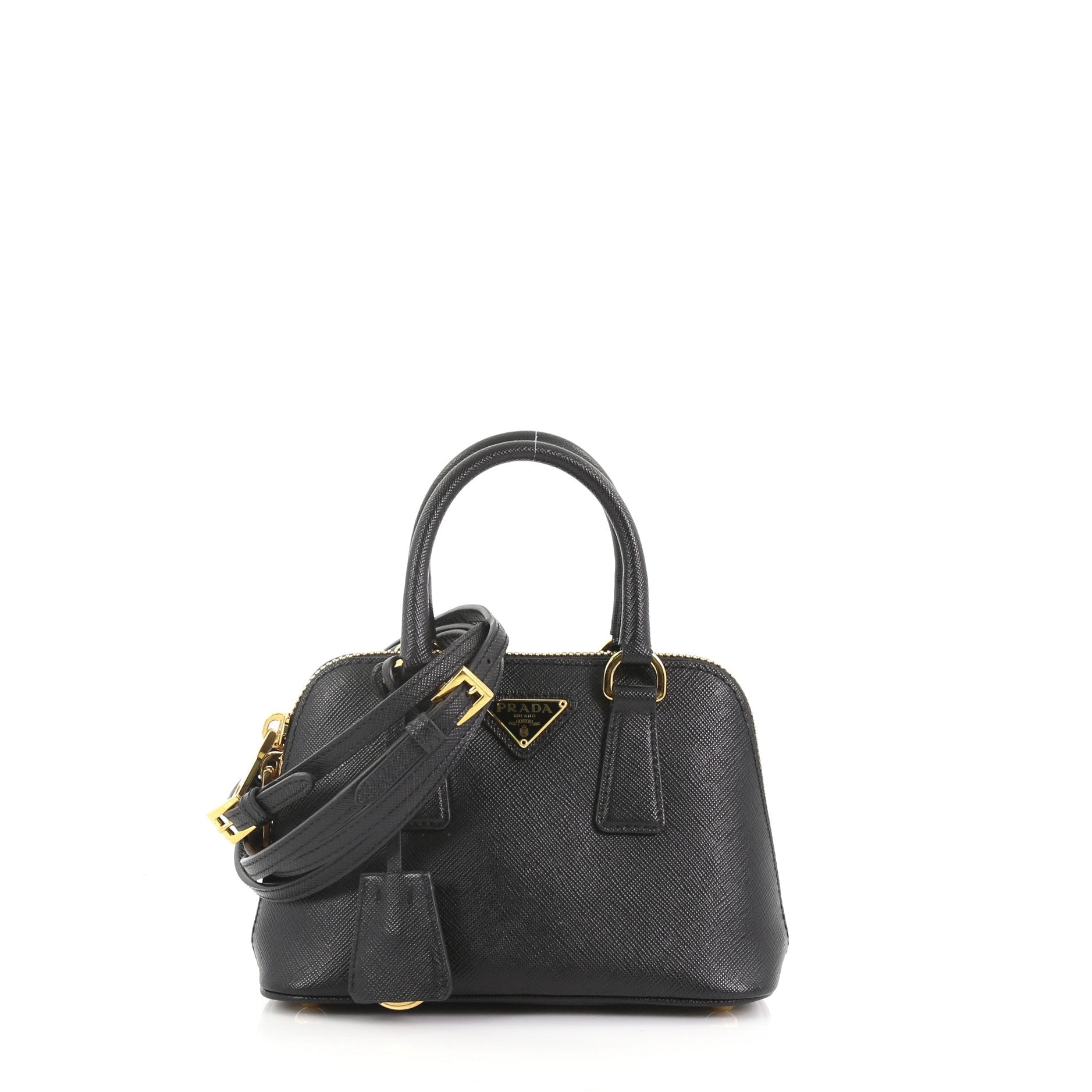 Promenade Handbag Printed Saffiano Leather Mini