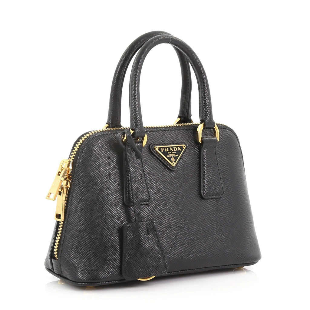 Promenade Handbag Printed Saffiano Leather Mini
