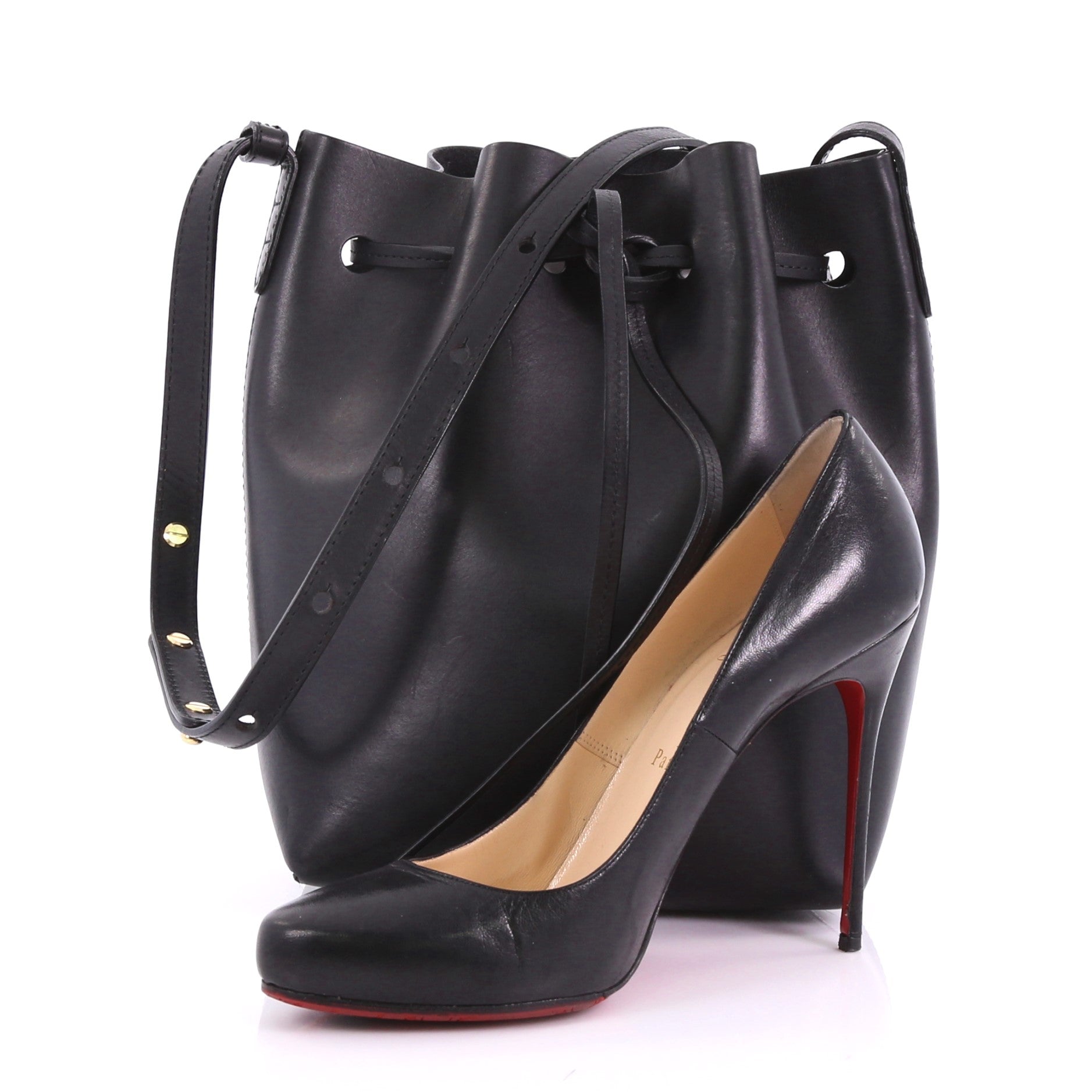 Bucket Bag Leather Mini