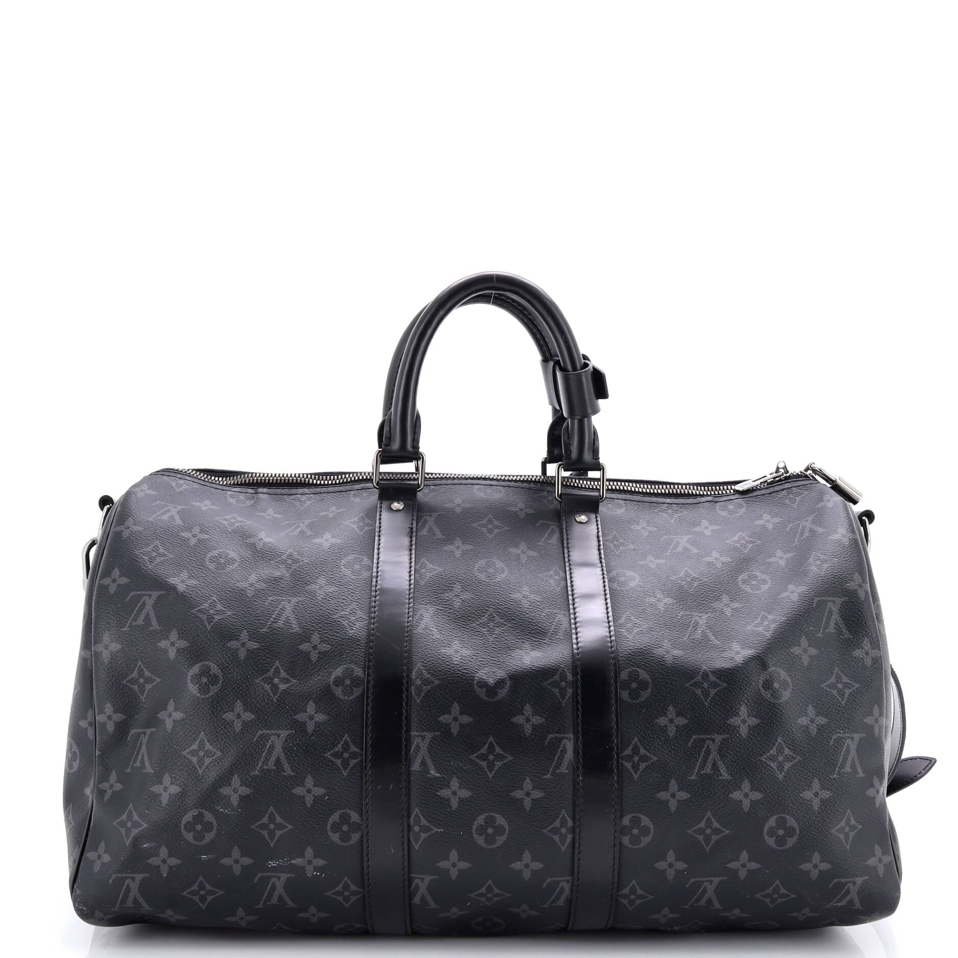 Keepall Bandouliere Bag Monogram Eclipse Canvas 45