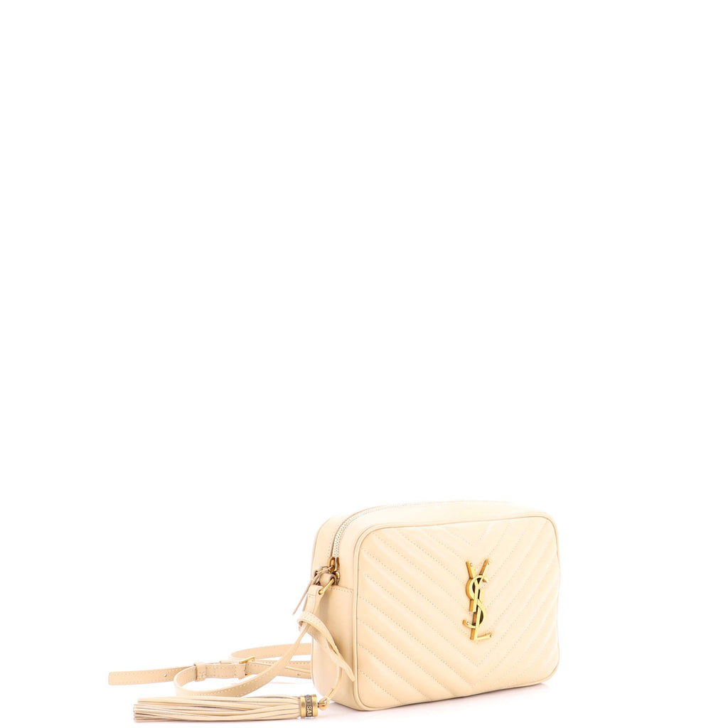 Lou Camera Bag Matelasse Chevron Leather Small