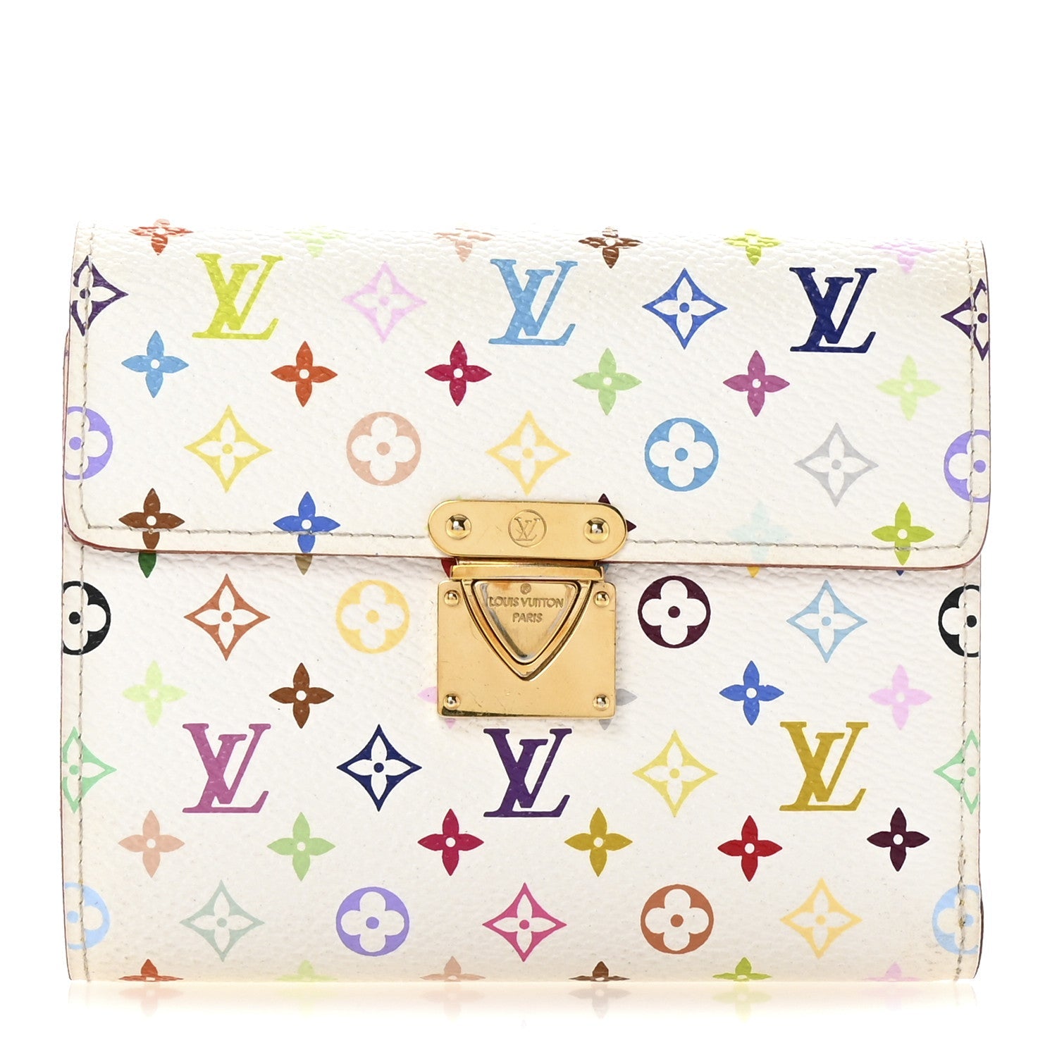 Monogram Multicolor Koala Wallet White