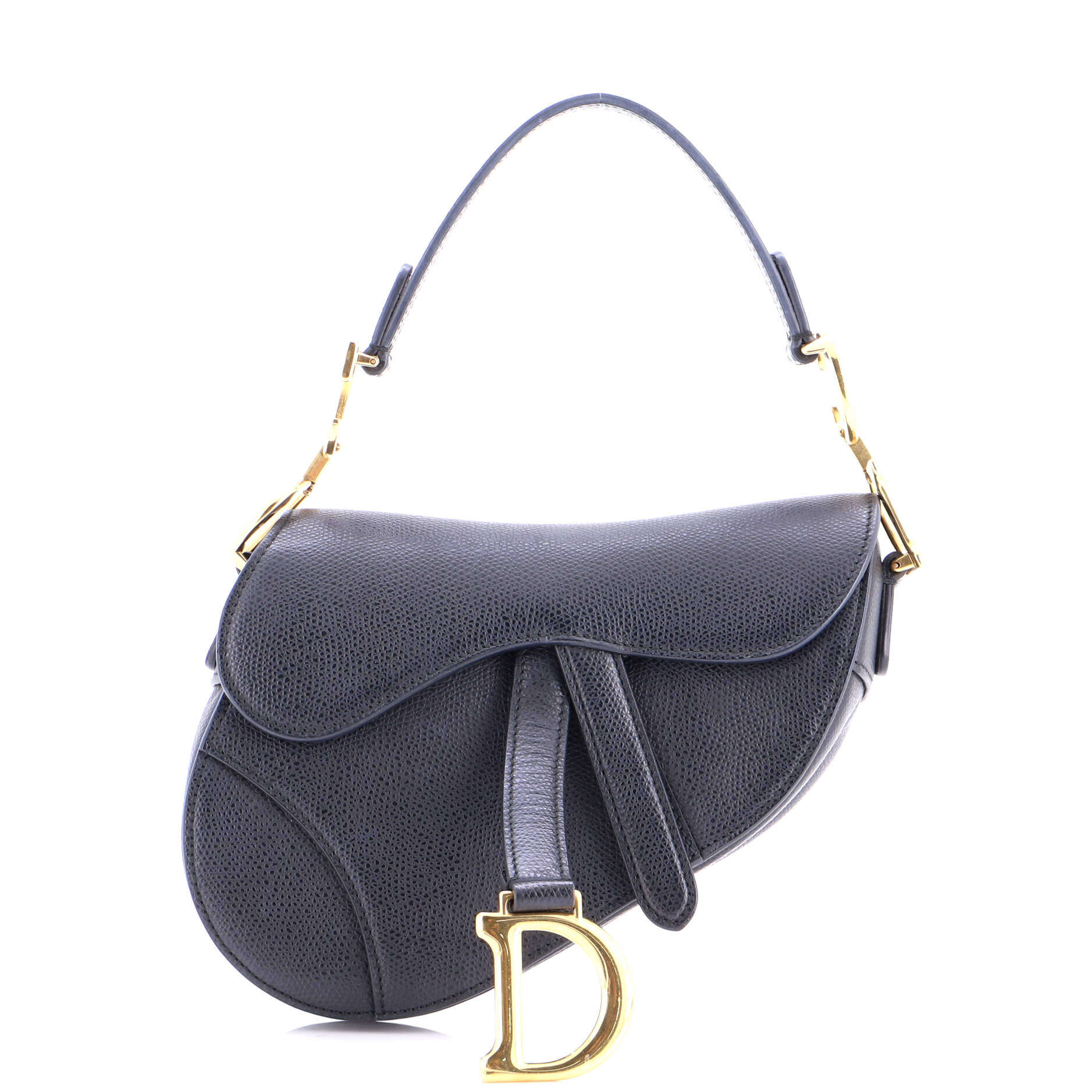 Saddle Handbag Leather Mini