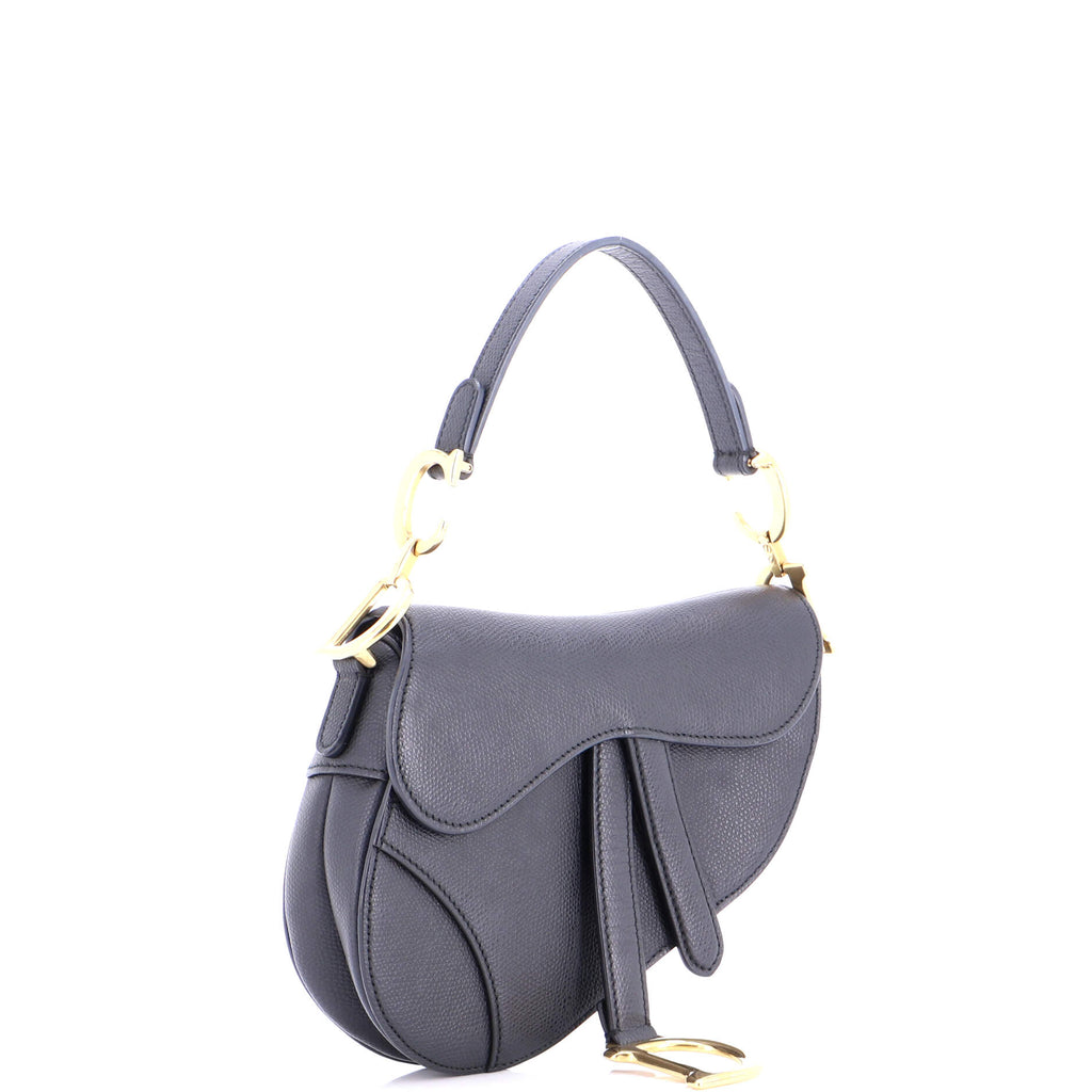 Saddle Handbag Leather Mini