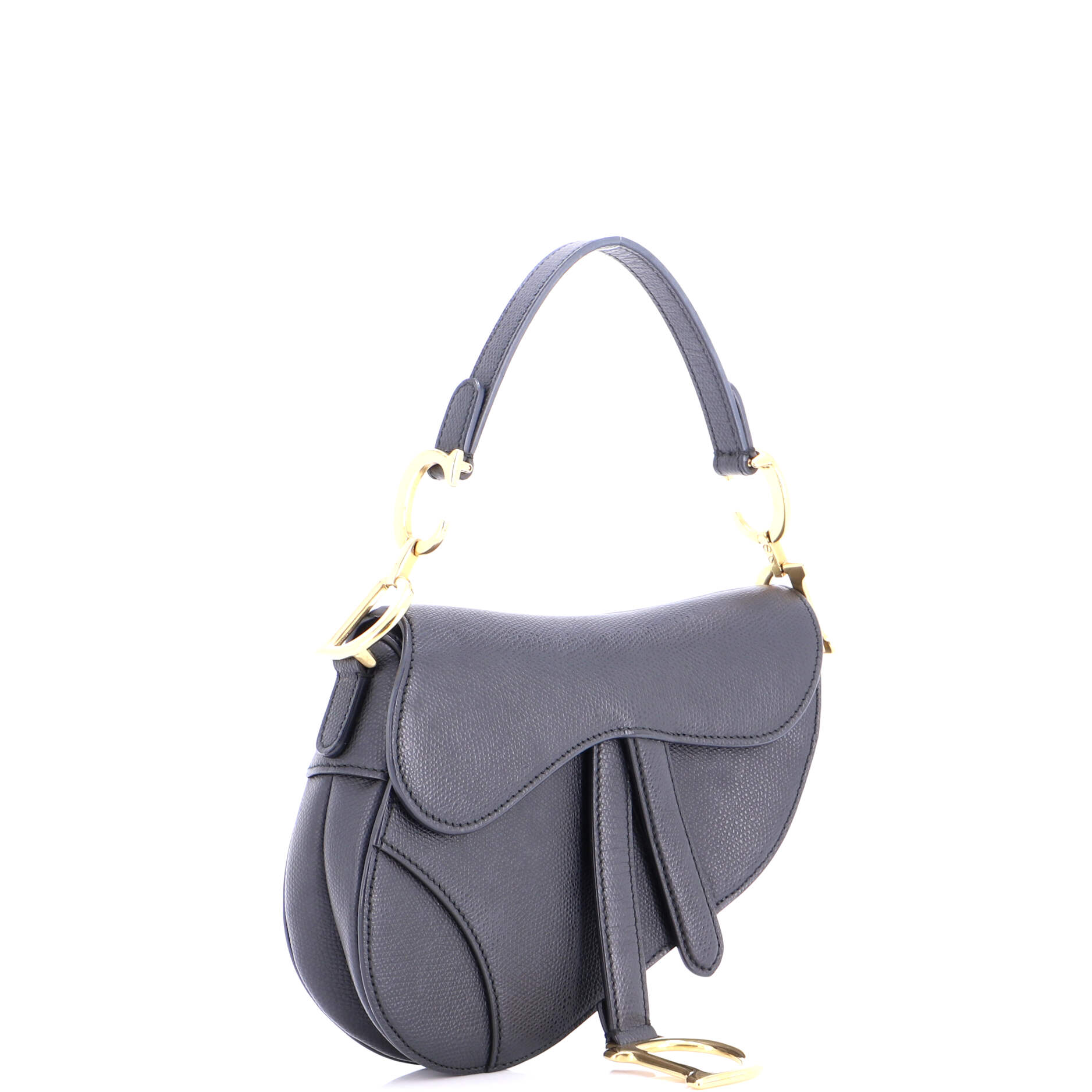 Saddle Handbag Leather Mini