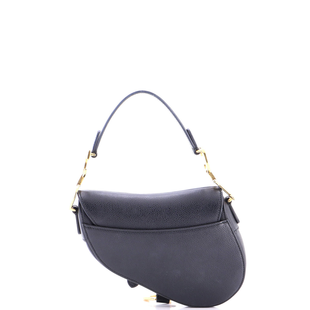 Saddle Handbag Leather Mini