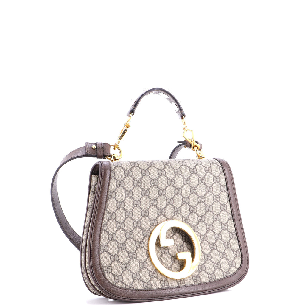 Blondie NM Top Handle Bag GG Coated Canvas Medium