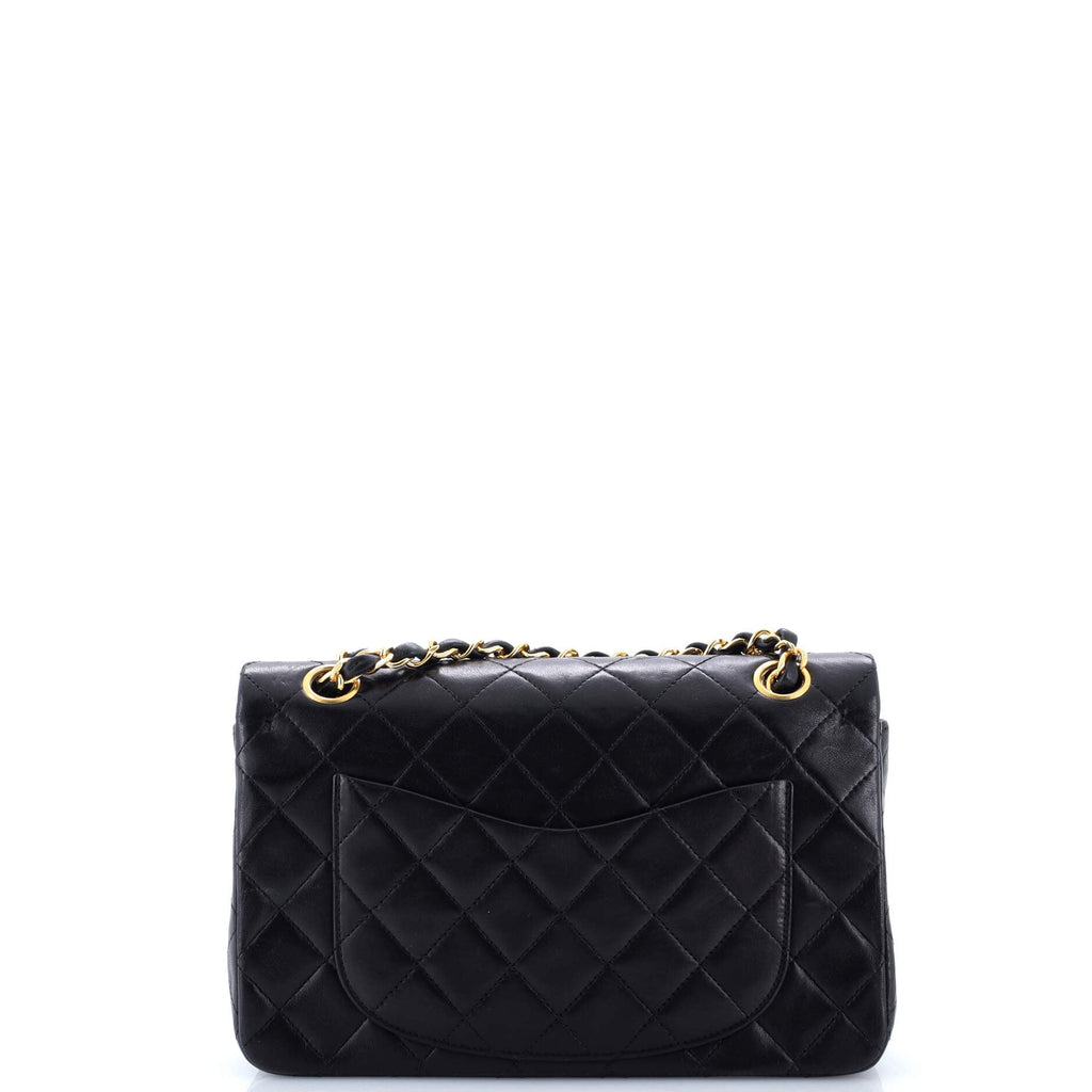 Vintage Classic Double Flap Bag Quilted Lambskin Small